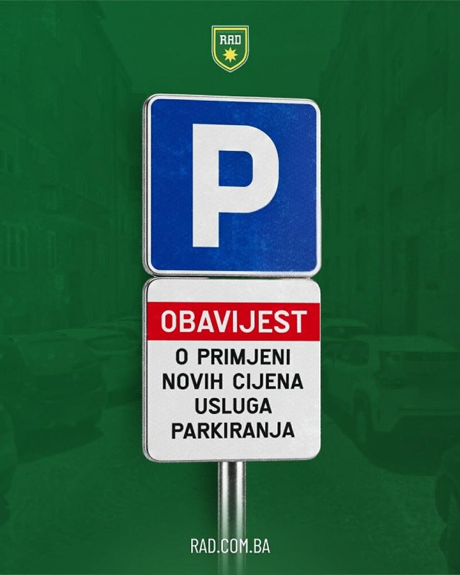 Odluka o cijenama korištenja javnih parkinga